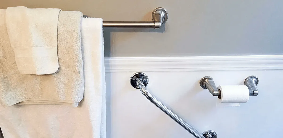 Bathroom grab bar installation for safety and accessibility in Pasadena, CA